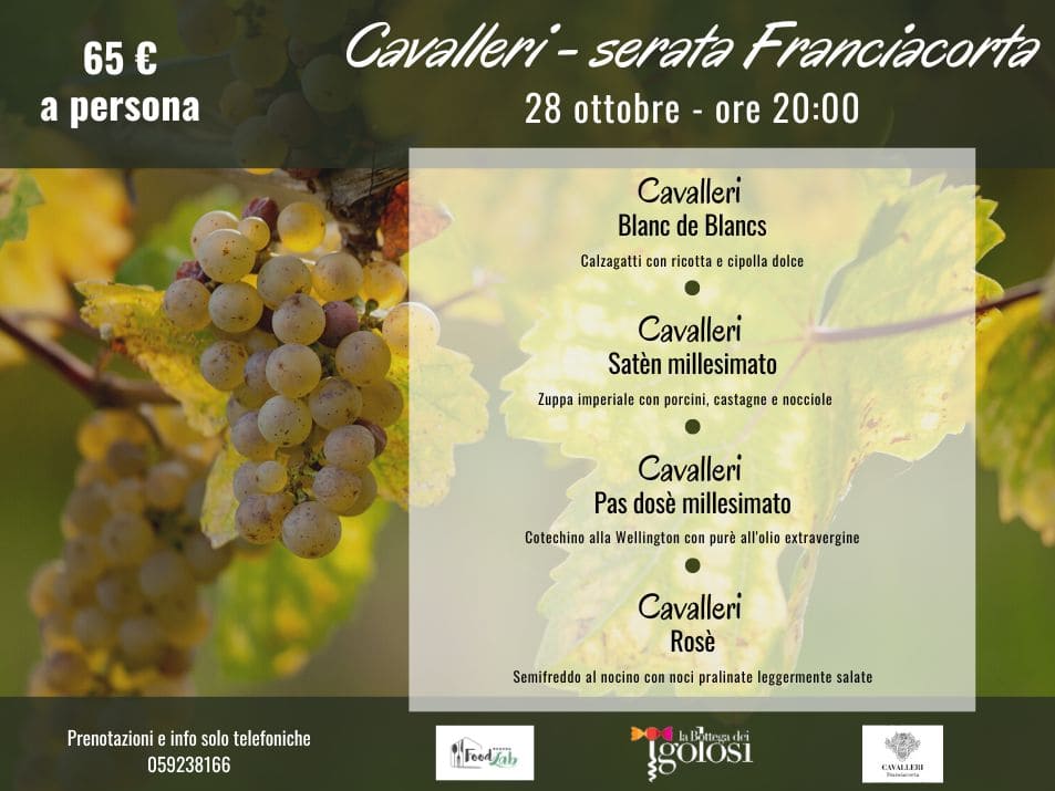 Cavalleri - serata Franciacorta